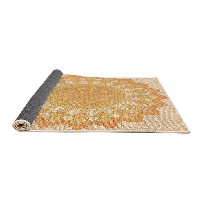 Thickness of Patterned Orange Rug, pat1931org