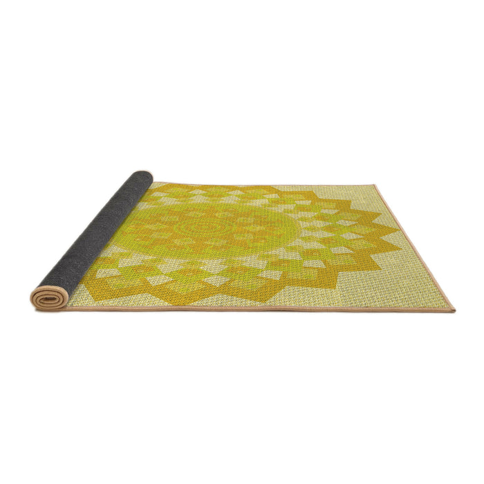 Thickness of Patterned Yellow Rug, pat1931yw