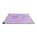 Sideview of Machine Washable Transitional Violet Purple Rug, wshpat1940pur