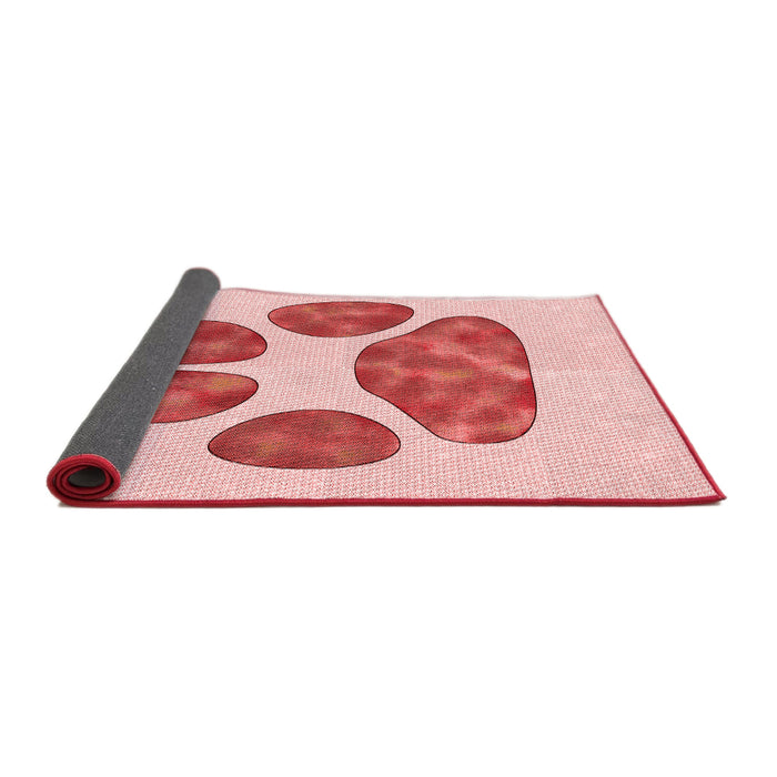 Thickness of Patterned Red Rug, pat1941rd