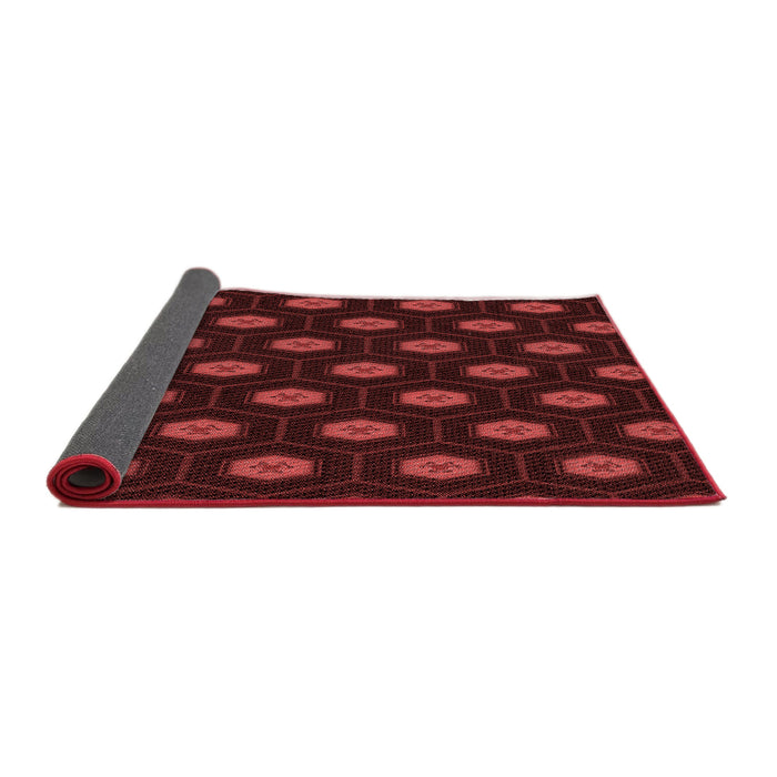 Thickness of Patterned Red Rug, pat1942rd