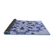Thickness of Patterned Blue Rug, pat1948blu