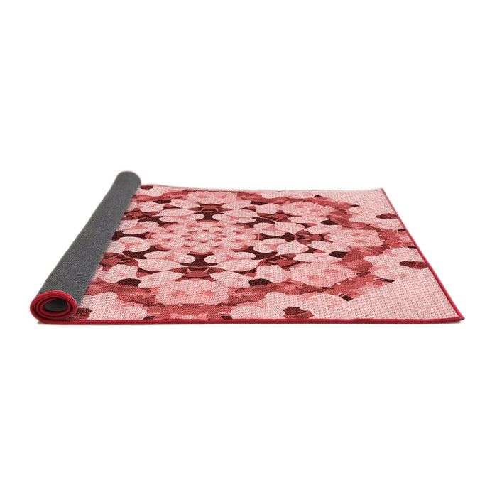 Thickness of Patterned Red Rug, pat1948rd
