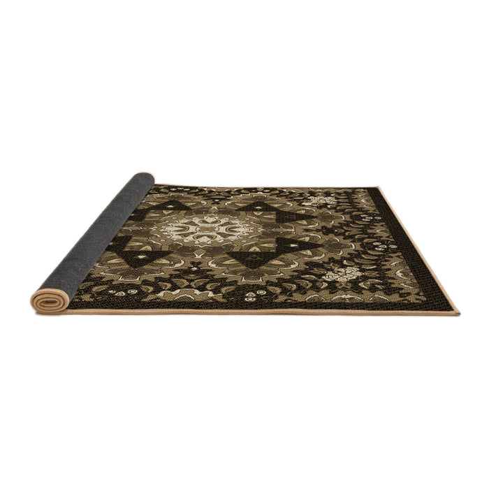 Thickness of Patterned Copper Brown Rug, pat1949brn