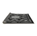 Thickness of Patterned Gray Rug, pat1949gry