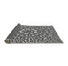 Thickness of Patterned Cloud Gray Rug, pat195gry