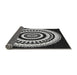 Thickness of Patterned Cloud Gray Rug, pat1957gry