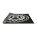 Thickness of Patterned Black Rug, pat1960gry