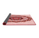 Thickness of Patterned Red Rug, pat1967rd