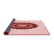 Thickness of Patterned Red Rug, pat1968rd