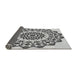 Thickness of Patterned Carbon Gray Rug, pat1973gry