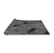 Thickness of Patterned Gray Rug, pat1977gry