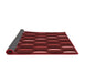 Thickness of Patterned Red Rug, pat198rd