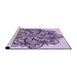 Sideview of Machine Washable Transitional Purple Rug, wshpat1981pur