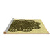 Sideview of Machine Washable Transitional Mustard Yellow Rug, wshpat1982yw