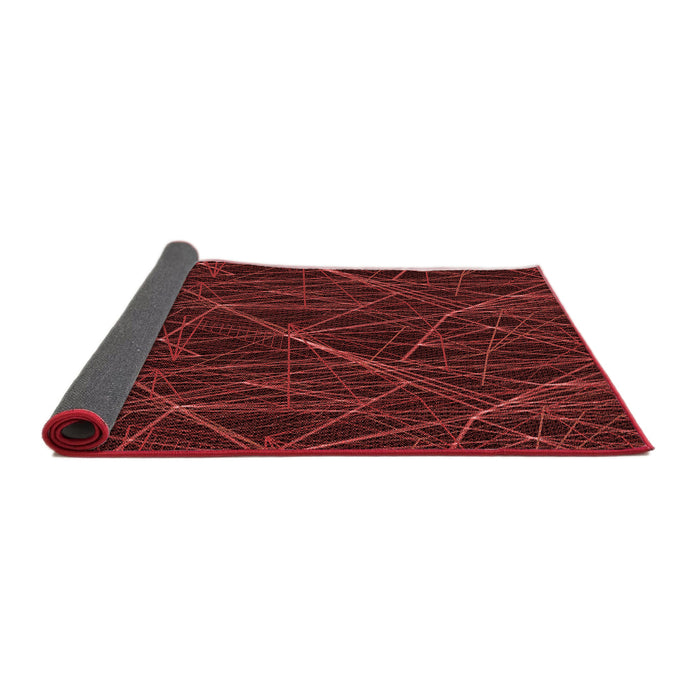 Thickness of Patterned Red Rug, pat199rd