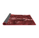 Thickness of Patterned Red Rug, pat1990rd