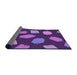 Thickness of Patterned Purple Rug, pat1991pur