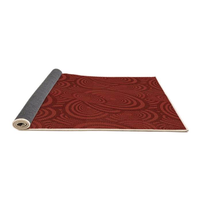Thickness of Patterned Red Rug, pat1997org