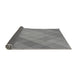 Thickness of Patterned Dark Gray Rug, pat1998gry