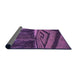 Thickness of Patterned Purple Rug, pat1999pur