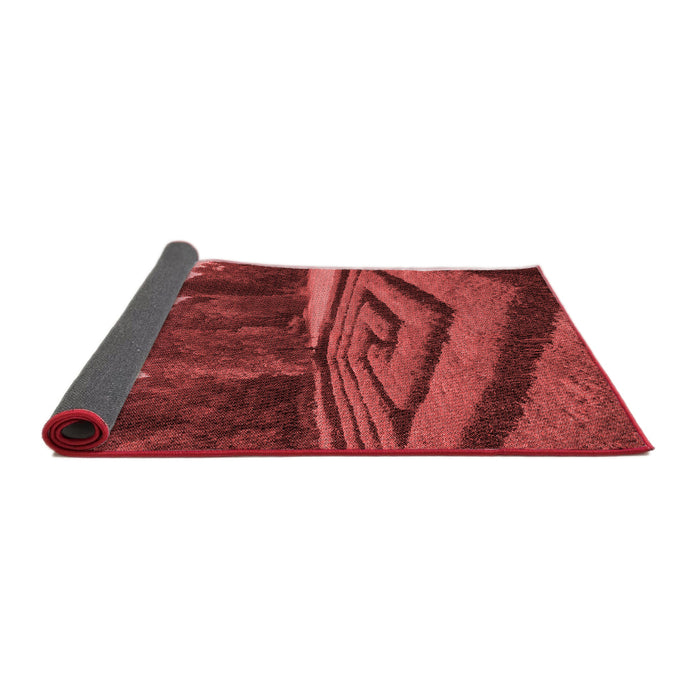 Thickness of Patterned Red Rug, pat1999rd