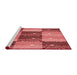 Sideview of Machine Washable Transitional Light Coral Pink Rug, wshpat20rd