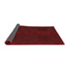 Thickness of Patterned Red Rug, pat200rd