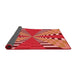 Thickness of Patterned Red Rug, pat2000rd