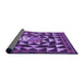 Thickness of Patterned Purple Rug, pat2001pur