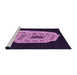 Sideview of Machine Washable Transitional Medium Orchid Purple Rug, wshpat2003pur