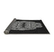 Thickness of Patterned Midnight Gray Rug, pat2004gry