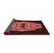 Thickness of Patterned Cherry Red Rug, pat2004rd