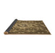 Thickness of Patterned Bronze Brown Rug, pat2007brn