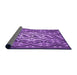 Thickness of Patterned Purple Rug, pat2007pur