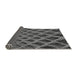 Thickness of Patterned Charcoal Black Rug, pat2011gry