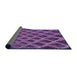 Thickness of Patterned Orchid Purple Rug, pat2011pur