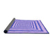 Thickness of Patterned Mauve Purple Rug, pat2012pur