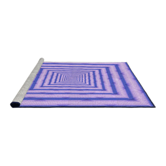 Sideview of Machine Washable Transitional Mauve Purple Rug, wshpat2012pur