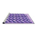 Sideview of Machine Washable Transitional Mauve Purple Rug, wshpat2013pur