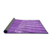 Thickness of Patterned Purple Rug, pat2016pur