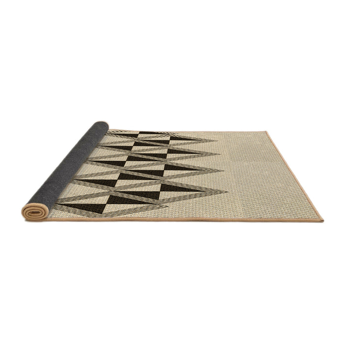 Thickness of Patterned Moccasin Beige Rug, pat202brn