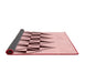 Thickness of Patterned Pink Rug, pat202rd