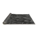 Thickness of Patterned Charcoal Black Rug, pat2020gry