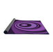 Thickness of Patterned Purple Rug, pat2021pur