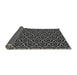 Thickness of Patterned Gray Rug, pat2023gry