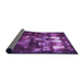 Thickness of Patterned Purple Rug, pat2024pur