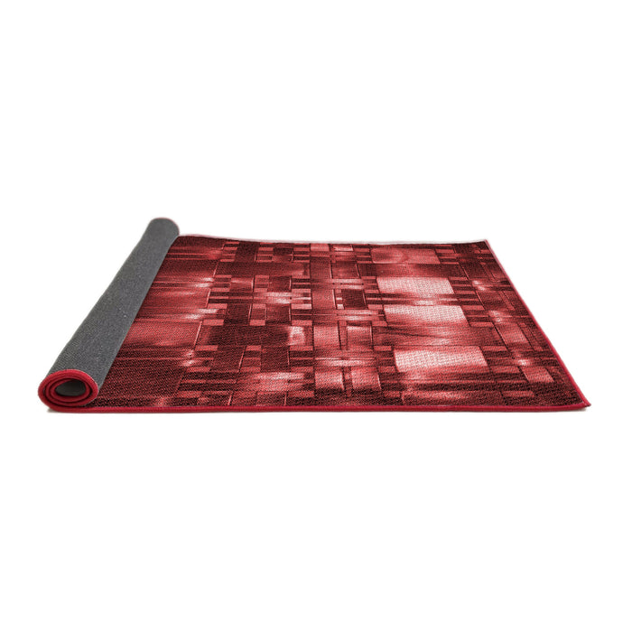 Thickness of Patterned Red Rug, pat2024rd