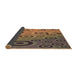 Thickness of Patterned Bronze Brown Rug, pat2026brn