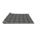 Thickness of Patterned Gunmetal Gray Rug, pat2028gry